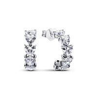 Orecchini Pandora Donna in Argento Zirconia 293657C01 - 293657C01